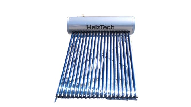 COLECTOR SOLAR INOX PRESURIZAT 20 TUBURI + BOILER 160L HEIZTECH