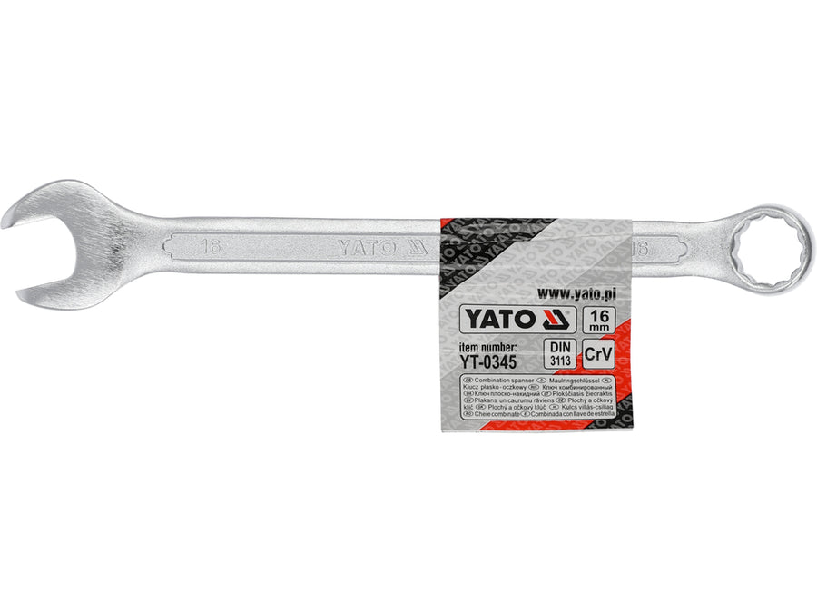 Cheie combinată satinată, 16 mm, Yato YT-0345