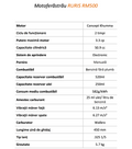 Drujba pe benzina Ruris RM500, putere 3.3 CP 50.9 CC, motor 2 timpi, lungime sina 45 cm, lant 0.325” 1.5 RS