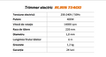 Trimmer electric Ruris TE400, putere 400 W, motor electric, lățime tăiere 22 cm, cap tăietor cu fir