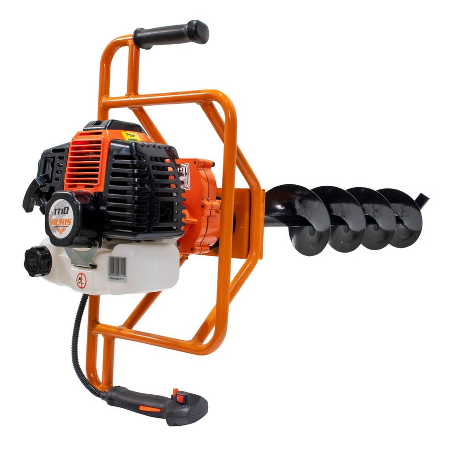 Motoburghiu, Ruris TT10, benzină, 1.7 CP, burghie 100 mm și 150 mm