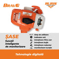Motocositoare pe benzina Ruris RR241 Bravo, putere 1CP 24CC, motor 2 timpi, diametru tija 24mm, cutit 3 dinti