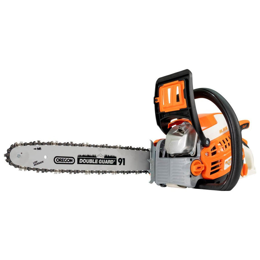 Drujba pe benzina Ruris RM420, putere 2.8 CP 45.4 CC, motor 2 timpi, lungime sina 40 cm, lant 3/8” 1.3 PM