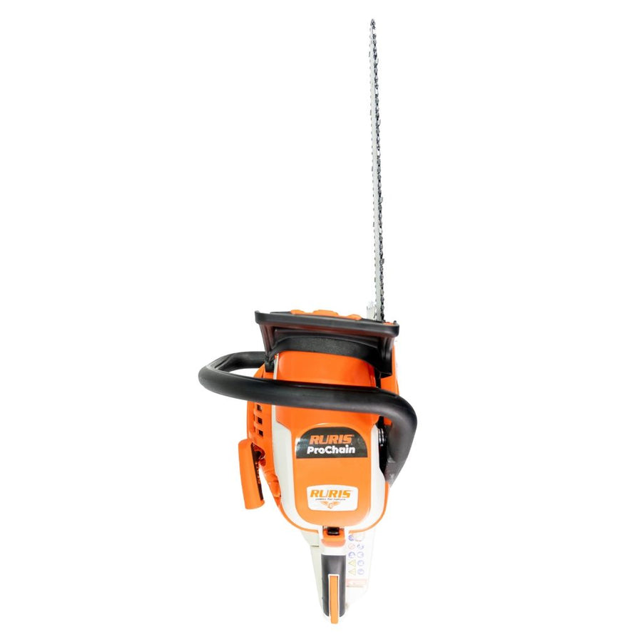 Drujba pe benzina Ruris RM420, putere 2.8 CP 45.4 CC, motor 2 timpi, lungime sina 40 cm, lant 3/8” 1.3 PM