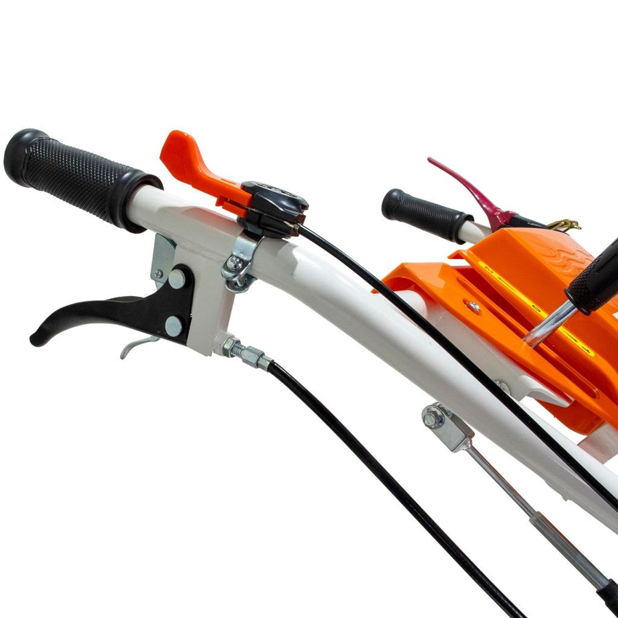 Motosăpătoare pe benzină Ruris 731K, putere 8.5 CP 208 CC, motor 4 timpi, lățime lucru 83 cm, freze + roți 500 x 8