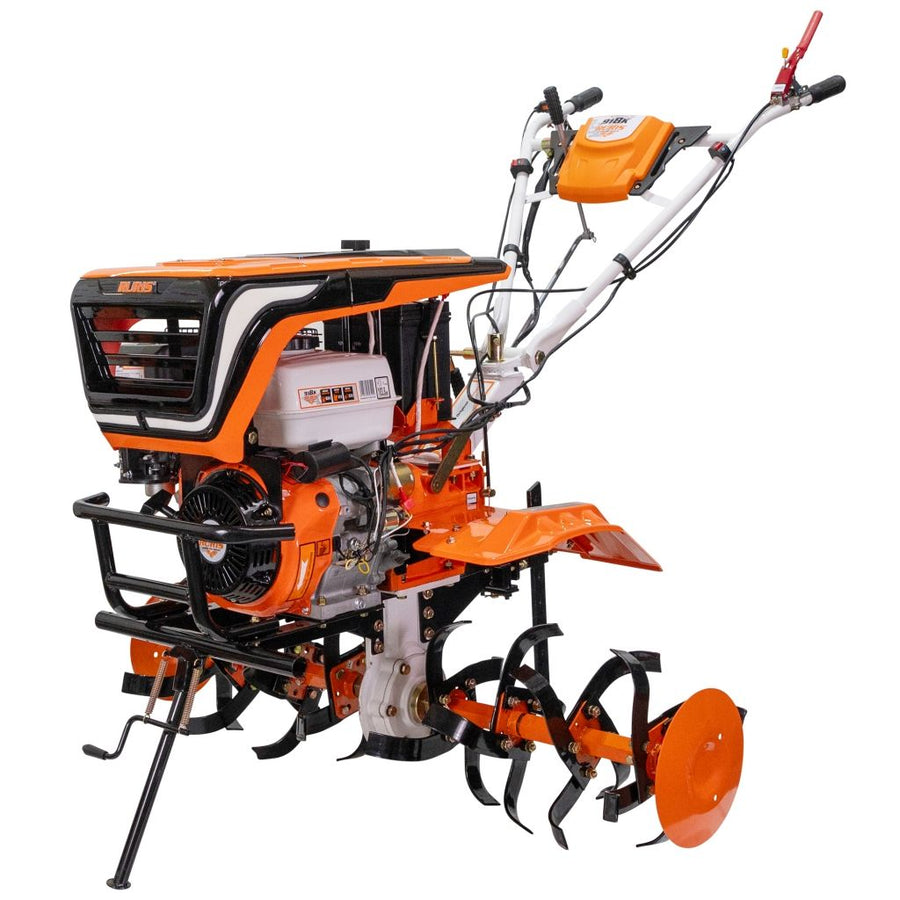 Motosăpătoare profesională RURIS 918K, 18 CP, 460 cc, pornire electrică la cheie, sistem iluminat LED + accesorii