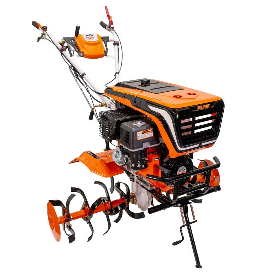 Motosăpătoare profesională RURIS 918K, 18 CP, 460 cc, pornire electrică la cheie, sistem iluminat LED + accesorii