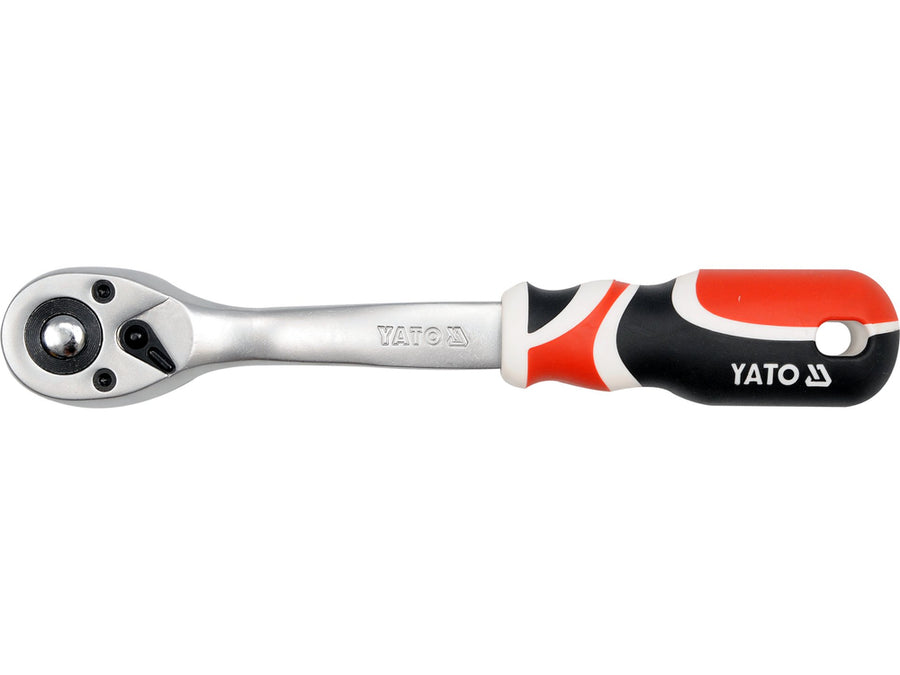 Antrenor cu clichet curbat 1/2" 255mm 72T CrV Yato YT-0732