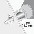 Burghiu în trepte, 4-22 mm, 10 trepte, HSS-TiN, Yato YT-44741