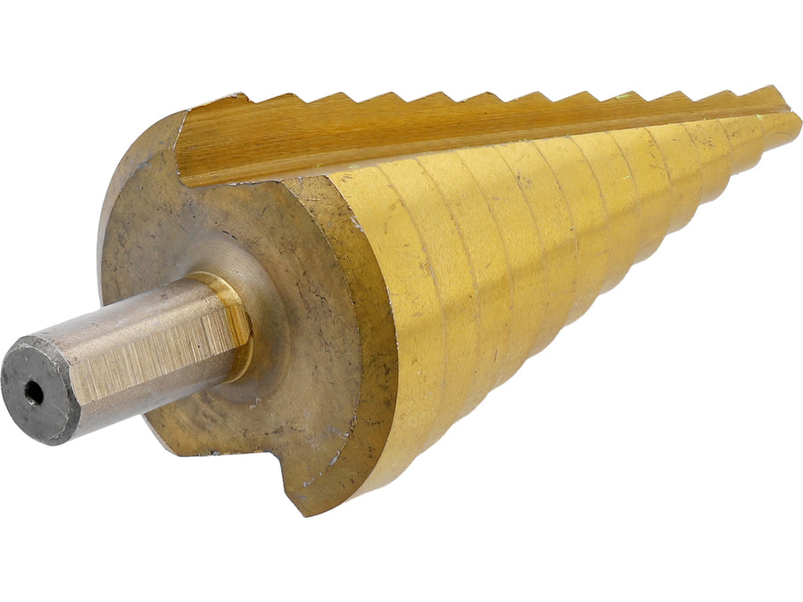 Burghiu în trepte, 6-38 mm, 12 trepte, HSS-TiN, Yato YT-44740
