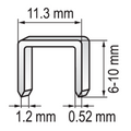 Capsator tip ciocan, pentru capse 6-10 mm, corp metalic, Vorel 71080
