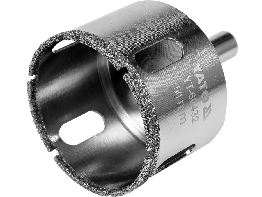 Carotă diamantată pentru plăci ceramice, 50 mm, Yato YT-60432