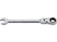 Cheie combinată cu clichet și cap flexibil, 11 mm, Yato YT-1677