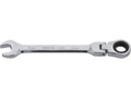Cheie combinată cu clichet și cap flexibil, 15 mm, Yato YT-1681
