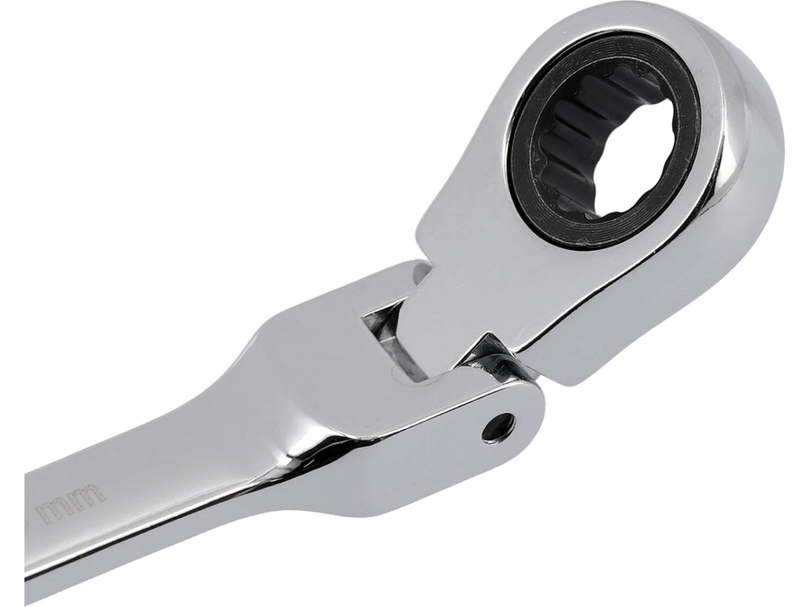 Cheie combinată cu clichet și cap flexibil, 17 mm, Yato YT-1683