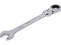 Cheie combinată cu clichet și cap flexibil, 18 mm, Yato YT-1684