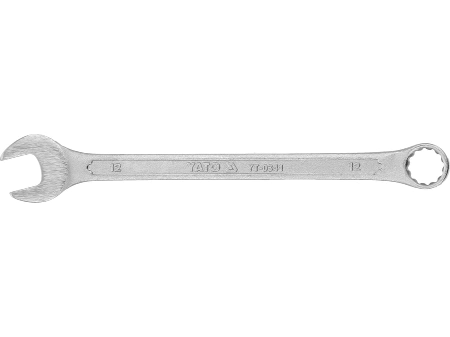 Cheie combinată satinată, 12 mm, Yato YT-0341