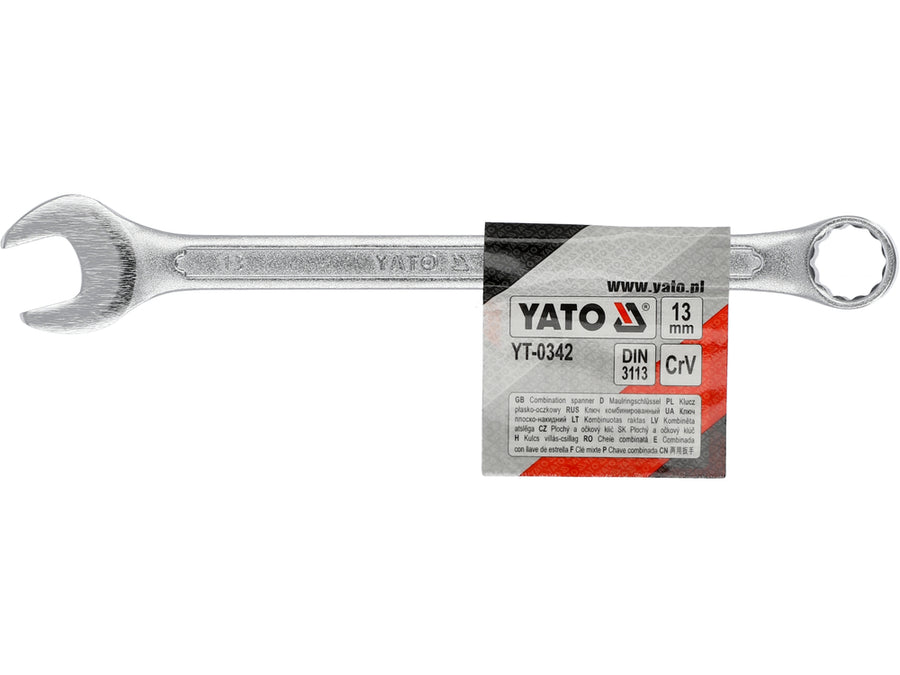 Cheie combinată satinată, 13 mm, Yato YT-0342