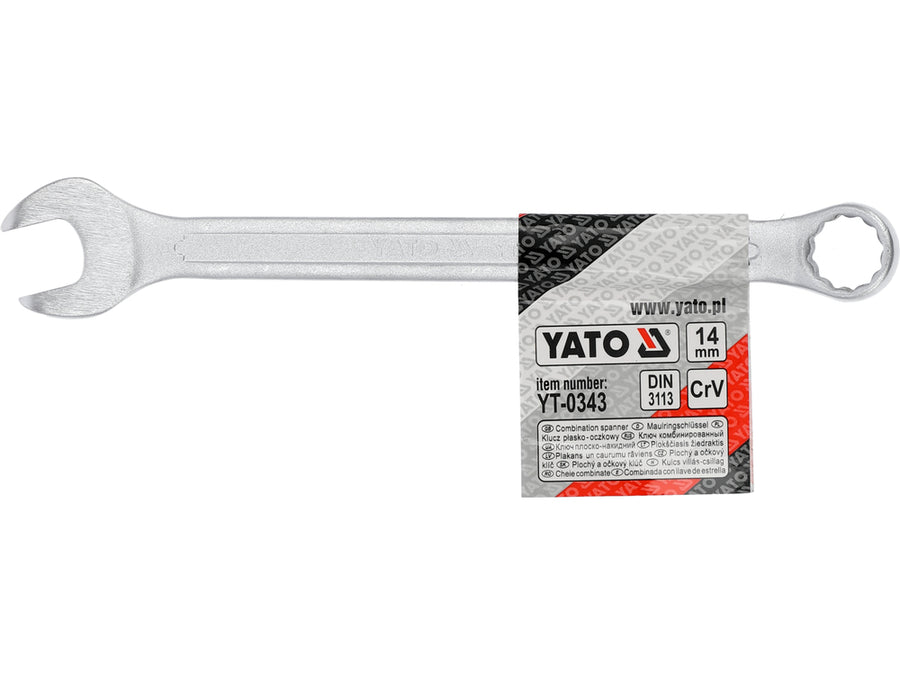 Cheie combinată satinată, 14 mm, Yato YT-0343