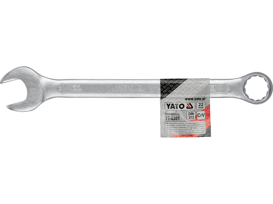 Cheie combinată satinată, 22 mm, YATO, YT-0351