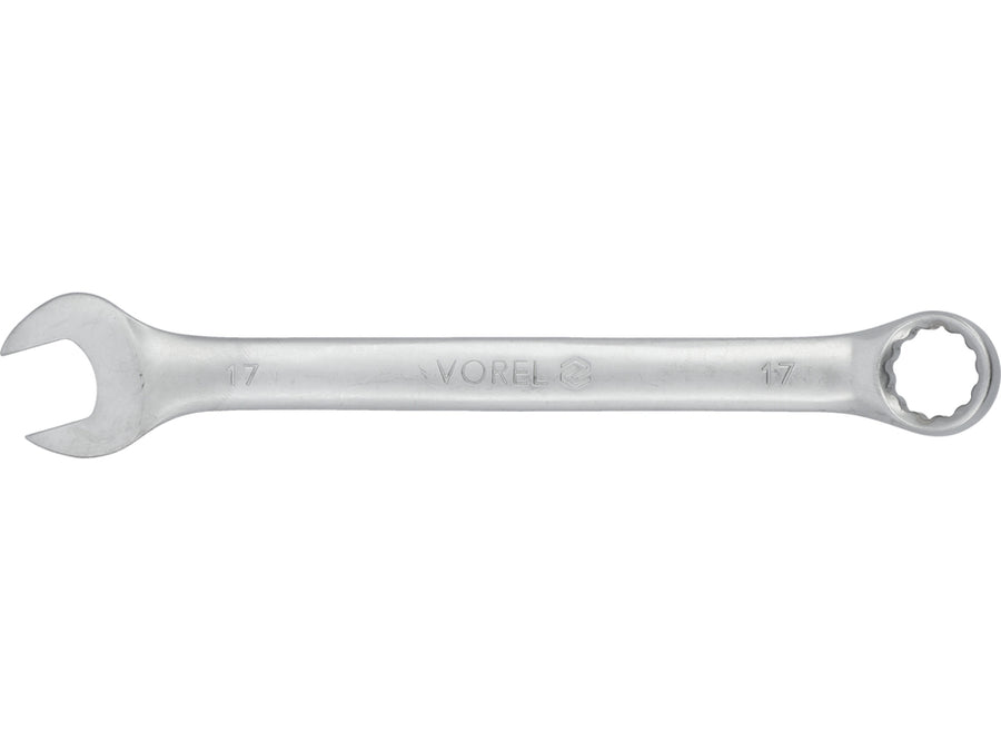 Cheie combinată satinată, 17 mm, Vorel 51682