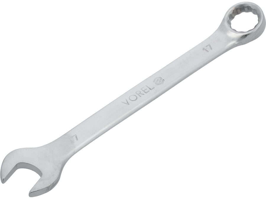Cheie combinată satinată, 17 mm, Vorel 51682