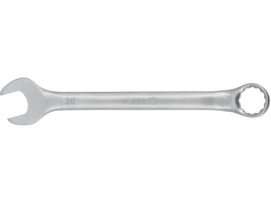 Cheie combinată satinată, 30 mm, Vorel 51695