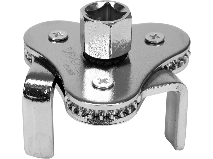 Cheie filtru ulei cu 3 brațe, 63 - 120 mm, Yato YT-0826