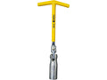 Cheie pentru bujii, 16 mm, articulată, mâner tip T, Vorel 57160