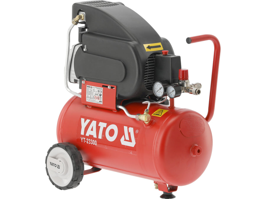 Compresor aer, 24 l, 8 bar, 1500 W, Yato YT-23300