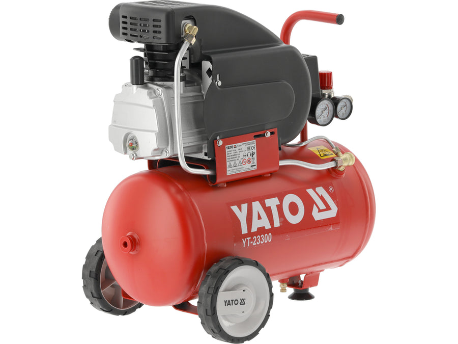 Compresor aer, 24 l, 8 bar, 1500 W, Yato YT-23300