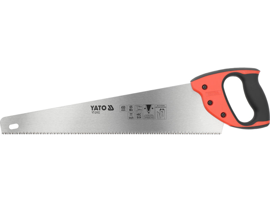 Fierăstrău pentru lemn, 450 mm, 7 TPI, Yato YT-3102