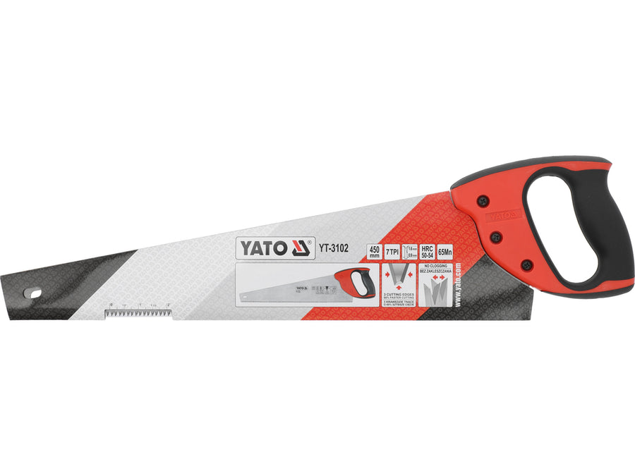 Fierăstrău pentru lemn, 450 mm, 7 TPI, Yato YT-3102