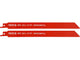 Set 2 lame fierăstrău sabie, BiM, 225 mm, 10 TPI, Yato YT-33933