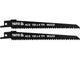 Set 2 lame fierăstrău sabie, HCS, 150 mm, 6 TPI, pentru lemn, Yato YT-33922