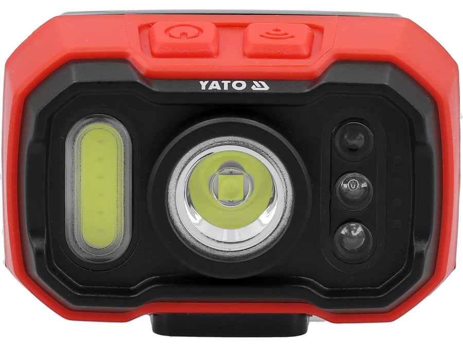 Lanternă frontală cu acumulator și senzor de mișcare, 1000 lm, Yato YT-085942