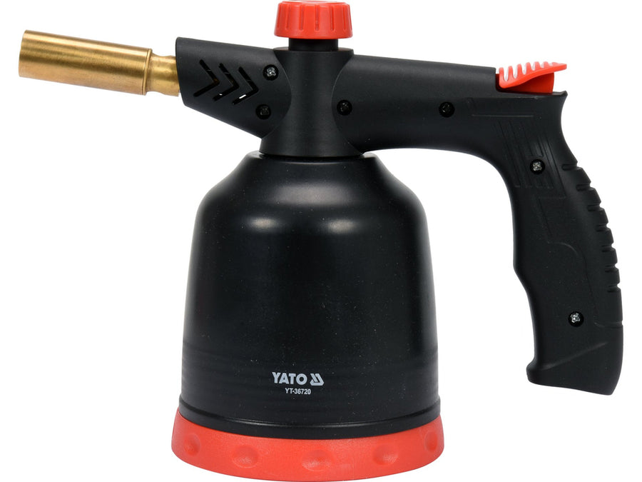 Lampă de gaz cu aprindere piezo, 360°, Yato YT-36720
