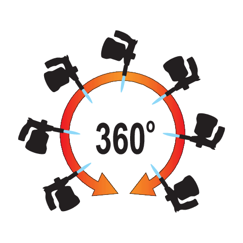 Lampă de gaz cu aprindere piezo, 360°, Yato YT-36720