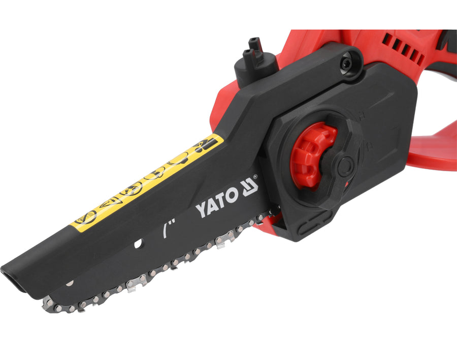 Mini drujbă cu acumulator, 7" (176 mm), 18V, 2 Ah, motor fără perii, Yato YT-828133