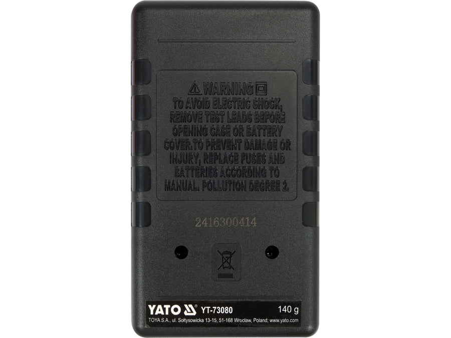 Multimetru digital universal, LCD, 500V AC/DC, hFE, buzzer, Yato YT-73080