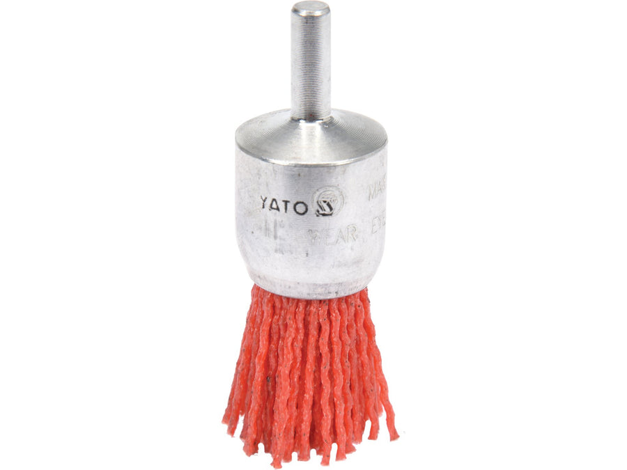 Perie frontală tip cupă cu tijă, 25 mm, nylon, Yato YT-47780
