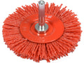 Perie circulară tip disc cu tijă, 75 mm, nylon, Yato YT-47791