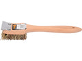 Perie manuală pentru grătar, cu peri naturali (fibra de agave), și racletă, Vorel 99528