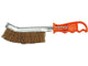 Perie manuală de sârmă din alamă, cu mâner din plastic, Vorel 06965