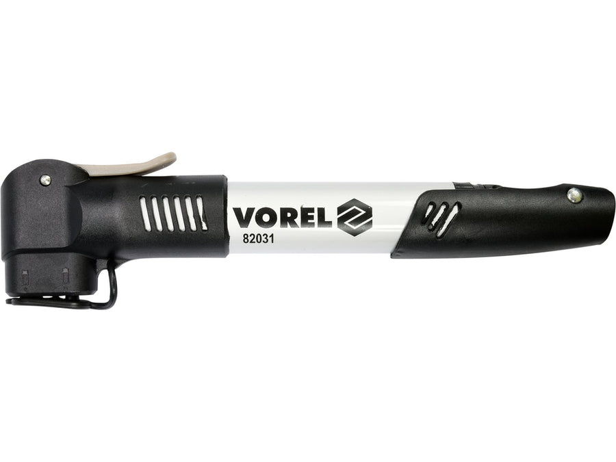 Pompă telescopică pentru bicicletă, din aluminiu, cu suport montaj, Vorel 82031
