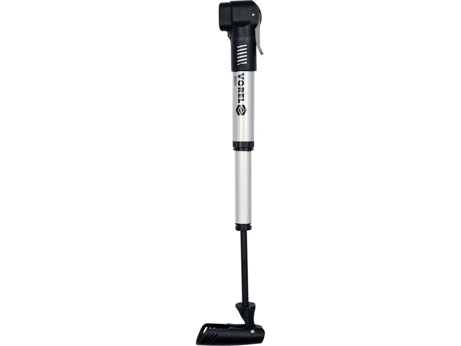 Pompă telescopică pentru bicicletă, din aluminiu, cu suport montaj, Vorel 82031