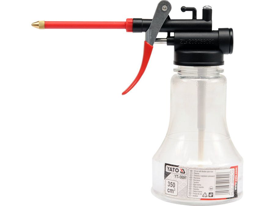 Pompiță de ulei, rezervor plastic 270 ml, aplicator prelungit, Yato YT-0691