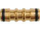 Racord cu 2 căi pentru robinet, 1/2", alamă, Flo 89113