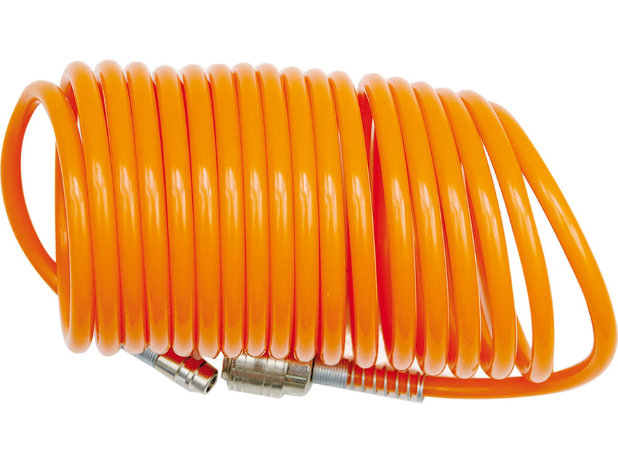 Furtun aer spiralat cu mufă, 6 x 8 mm, 10 m, Vorel 81491