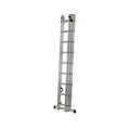 Scara aluminiu, multifunctionala, 3 x 9 trepte, inaltime 6.48 m, 150 kg